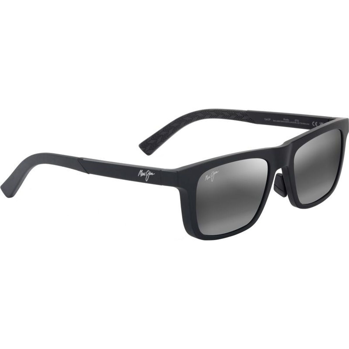 Moaka, Matte Black/Neutral Grey Polarised Glass Lenses
