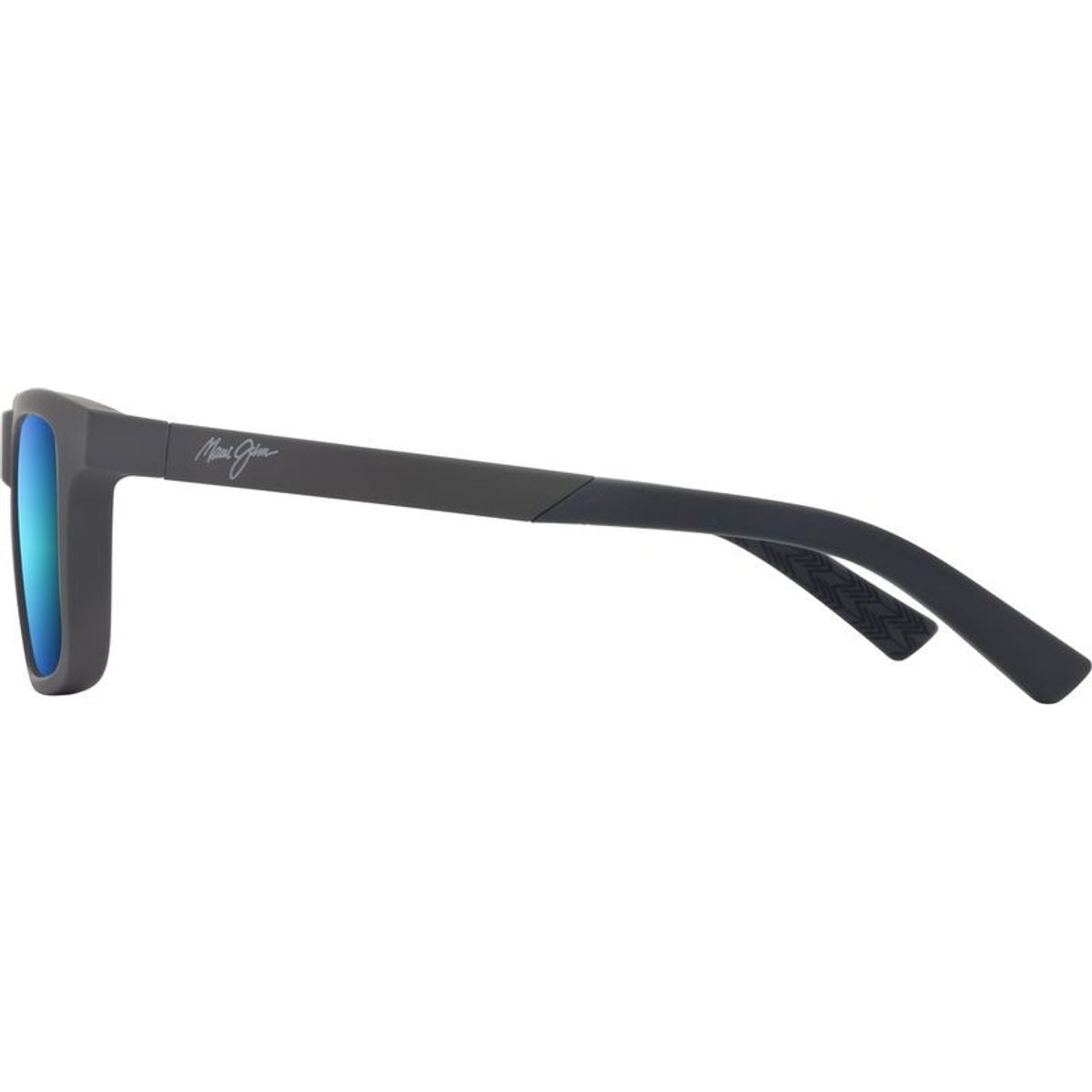 Moaka, Matte Solid Grey/Blue Hawaii Polarised Glass Lenses