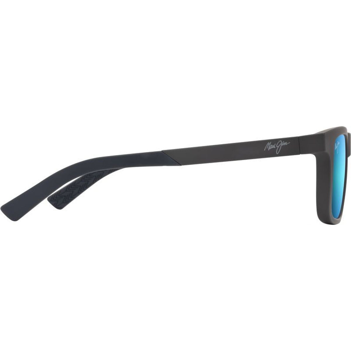 Moaka, Matte Solid Grey/Blue Hawaii Polarised Glass Lenses