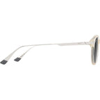 Momi, Shiny Transparent Yellow and Silver/Neutral Grey Polarised Lenses