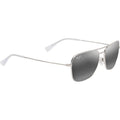 Na'auao, Shiny Silver/Neutral Grey Polarised Lenses