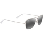 Na'auao, Shiny Silver/Neutral Grey Polarised Lenses