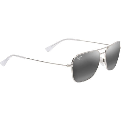 Na'auao, Shiny Silver/Neutral Grey Polarised Lenses