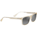 Okina, Shiny Transparent Light Yellow/Neutral Grey Polarised Glass Lenses