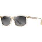Okina, Shiny Transparent Light Yellow/Neutral Grey Polarised Glass Lenses