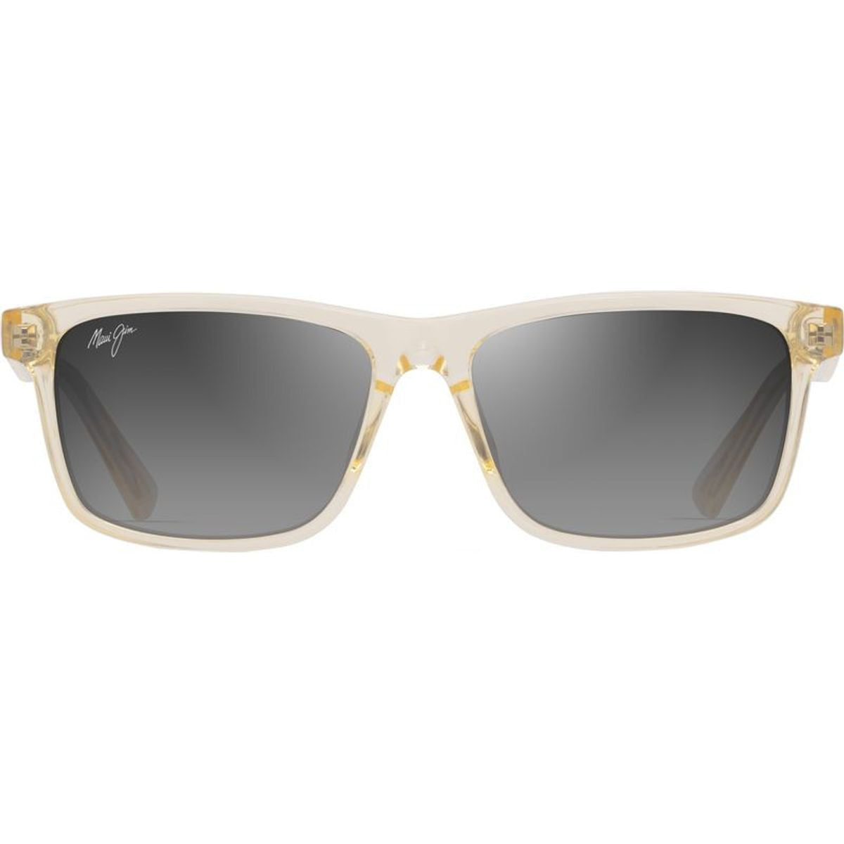 Okina, Shiny Transparent Light Yellow/Neutral Grey Polarised Glass Lenses
