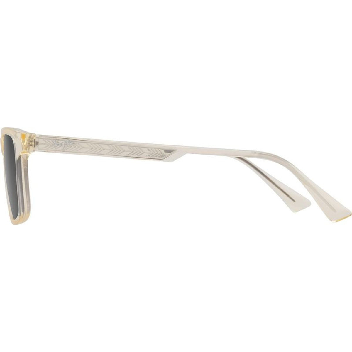 Okina, Shiny Transparent Light Yellow/Neutral Grey Polarised Glass Lenses