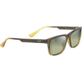 Okina, Shiny Transparent Green/Maui HT Polarised Glass Lenses