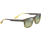 Okina, Shiny Transparent Green/Maui HT Polarised Glass Lenses