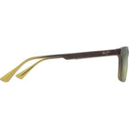 Okina, Shiny Transparent Green/Maui HT Polarised Glass Lenses