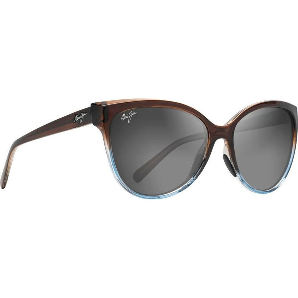 Olu Olu, Translucent Dark Chocolate with Blue/Neutral Grey Glass Polarised Lenses