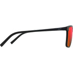 One Way, Matte Black/Hawaii Lava Glass Polarised Lenses