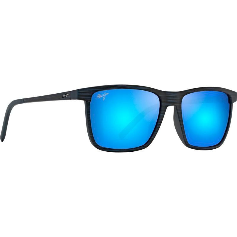 One Way, Dark Navy Stripe/Blue Hawaii Glass Polarised Lenses