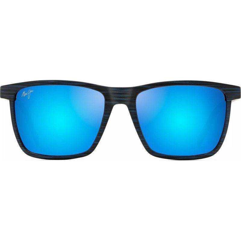 One Way, Dark Navy Stripe/Blue Hawaii Glass Polarised Lenses