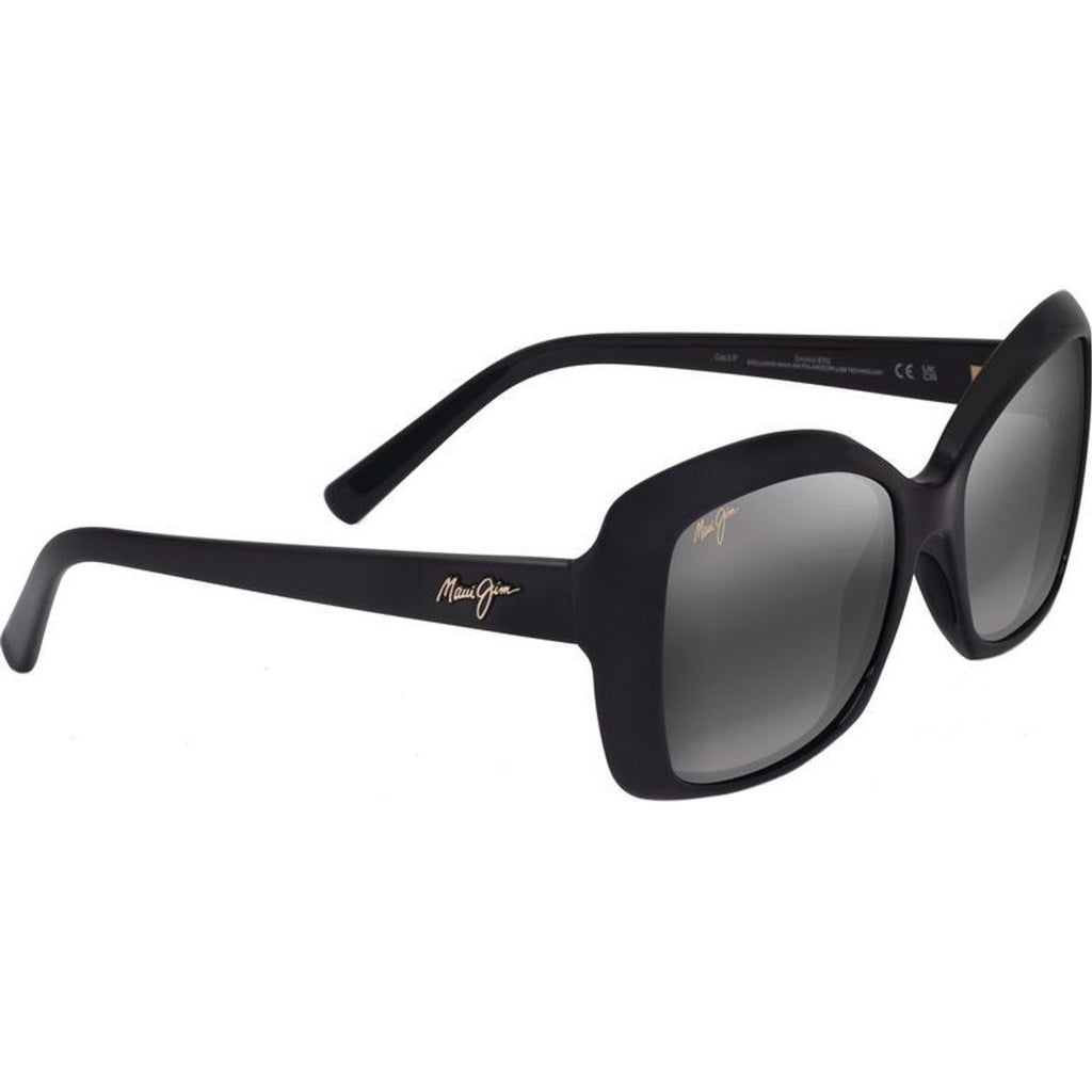 Orchid, Shiny Black/Neutral Grey Polarised Glass Lenses