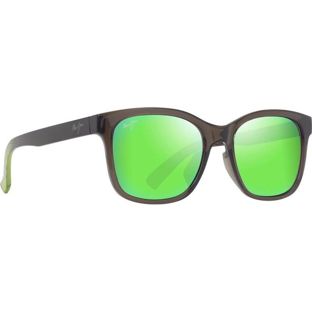 Owelo, Transparent Dark Grey and Green/Maui Green Polarised Lenses