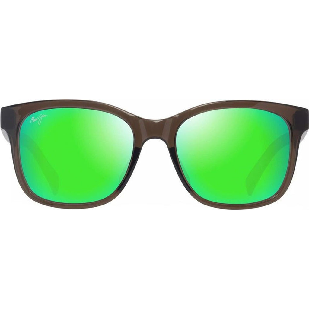 Owelo, Transparent Dark Grey and Green/Maui Green Polarised Lenses