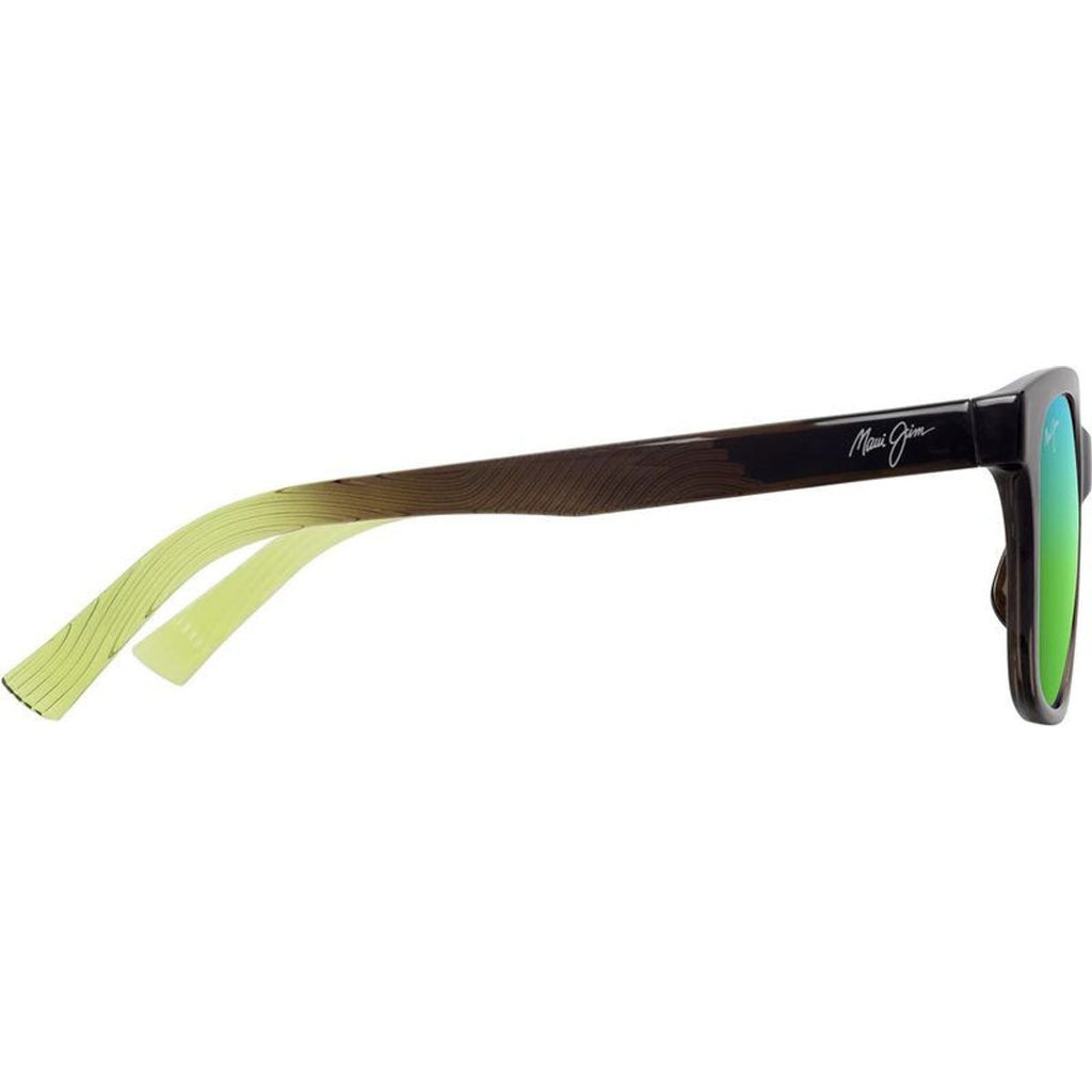 Owelo, Transparent Dark Grey and Green/Maui Green Polarised Lenses
