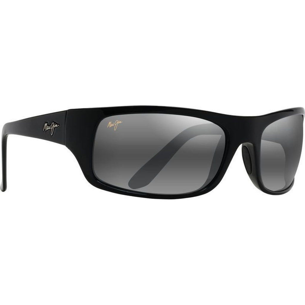 Peahi, Gloss Black/Neutral Grey Glass Polarised Lenses