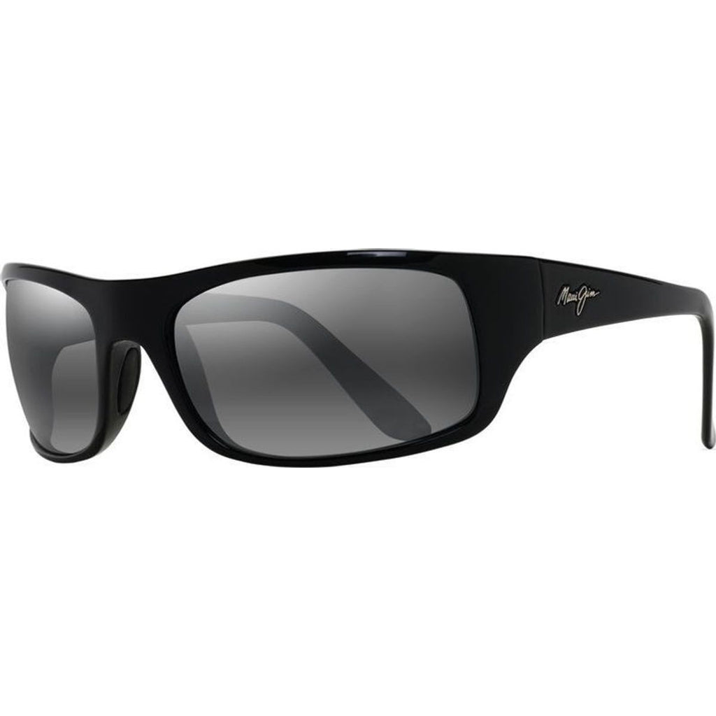 Peahi, Gloss Black/Neutral Grey Glass Polarised Lenses