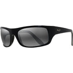 Peahi, Gloss Black/Neutral Grey Glass Polarised Lenses