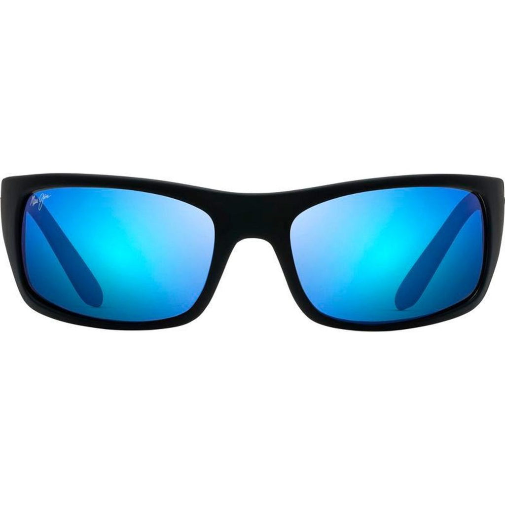 Peahi, Matte Black/Blue Hawaii Glass Polarised Lenses