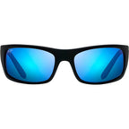 Peahi, Matte Black/Blue Hawaii Glass Polarised Lenses