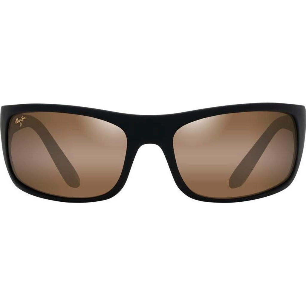 Peahi, Matte Black/HCL Bronze Glass Polarised Lenses