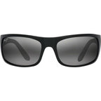 Peahi, Matte Black/Neutral Grey Polarised Glass Lenses