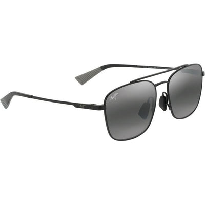 Piwai Alt Fit, Matte Black and Grey/Neutral Grey Polarised Lenses