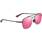 Piwai Alt Fit, Matte Black/Maui Sunrise Polarised Lenses