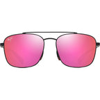 Piwai Alt Fit, Matte Black/Maui Sunrise Polarised Lenses