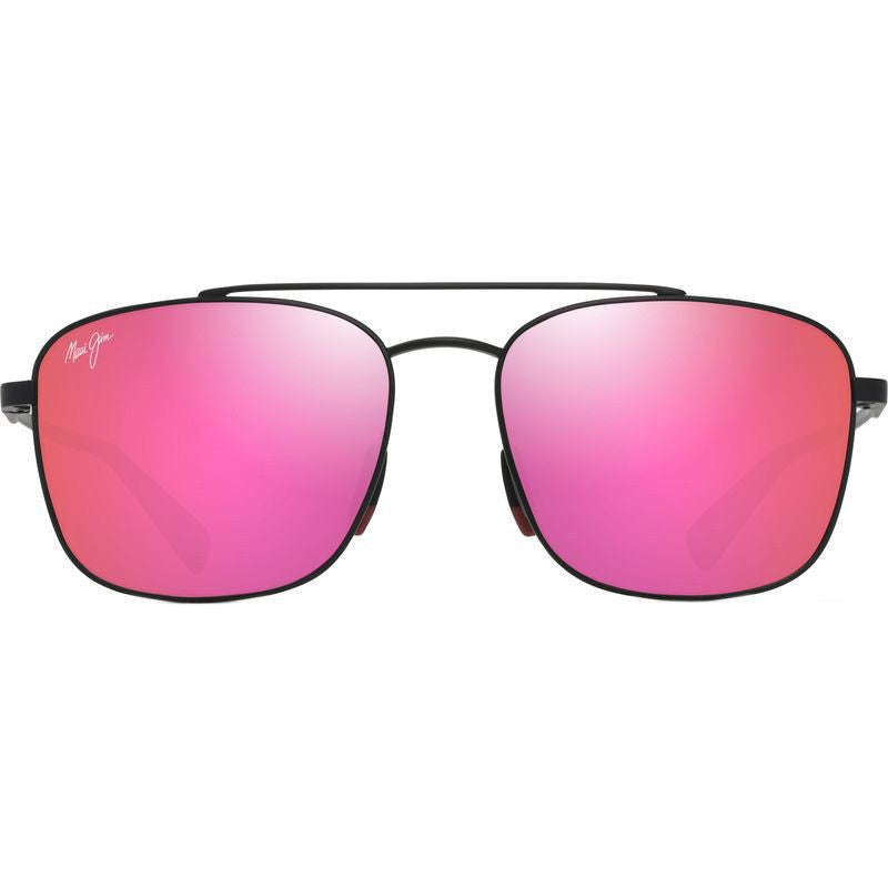 Piwai Alt Fit, Matte Black/Maui Sunrise Polarised Lenses