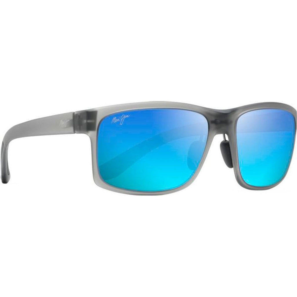Pokowai Arch, Translucent Matte Grey/Blue Hawaii Polarised Lenses