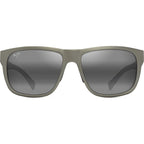Puakea, Matte Greyish Green/Neutral Grey Polarised Glass Lenses