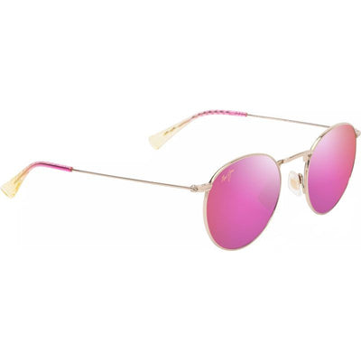 Pukaua, Shiny Light Gold/Maui Sunrise Polarised Lenses