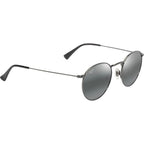 Pukaua, Shiny Dark Ruthenium/Neutral Grey Polarised Lenses