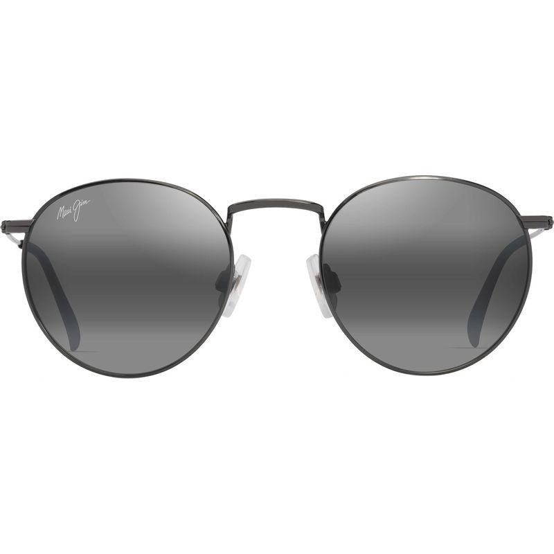 Pukaua, Shiny Dark Ruthenium/Neutral Grey Polarised Lenses