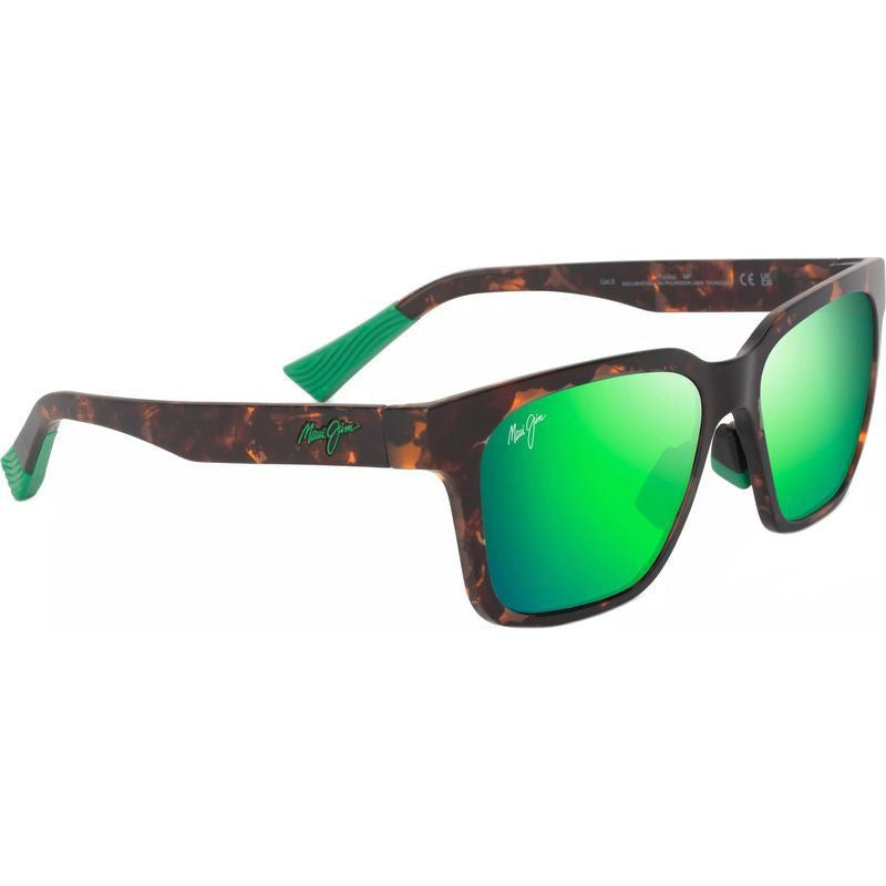 Punikai, Matte Dark Havana/Maui Green Polarised Lenses