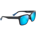 Punikai, Shiny Black/Blue Hawaii Polarised Lenses
