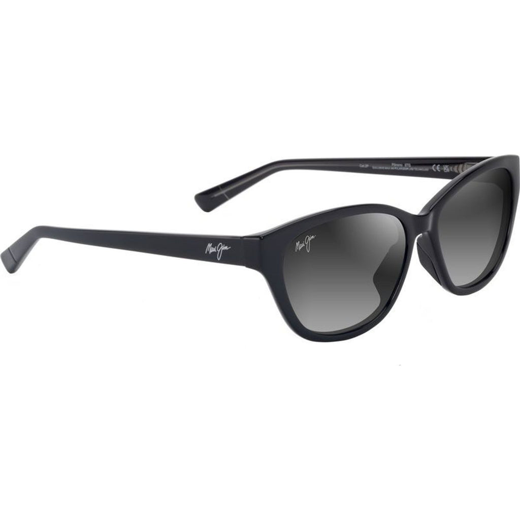 Punono, Shiny Black/Neutral Grey Polarised Glass Lenses
