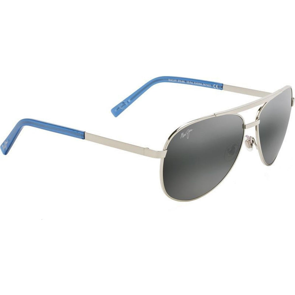 Seacliff, Silver/Neutral Grey Glass Polarised Lenses