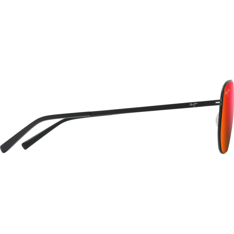 Shark's Cove, Matte Black/Hawaii Lava Polarised Lenses