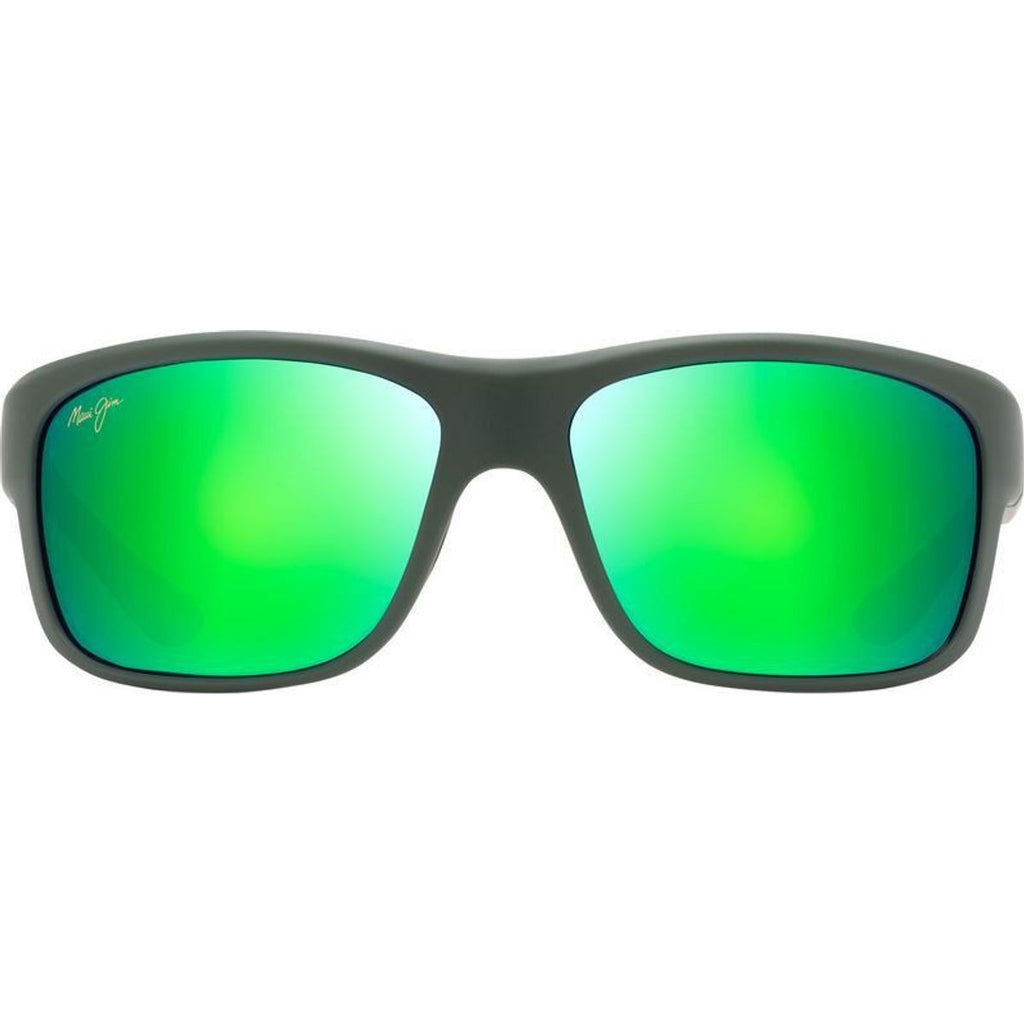 Southern Cross, Soft Matte Khaki/Maui Green Glass Polarised Lenses