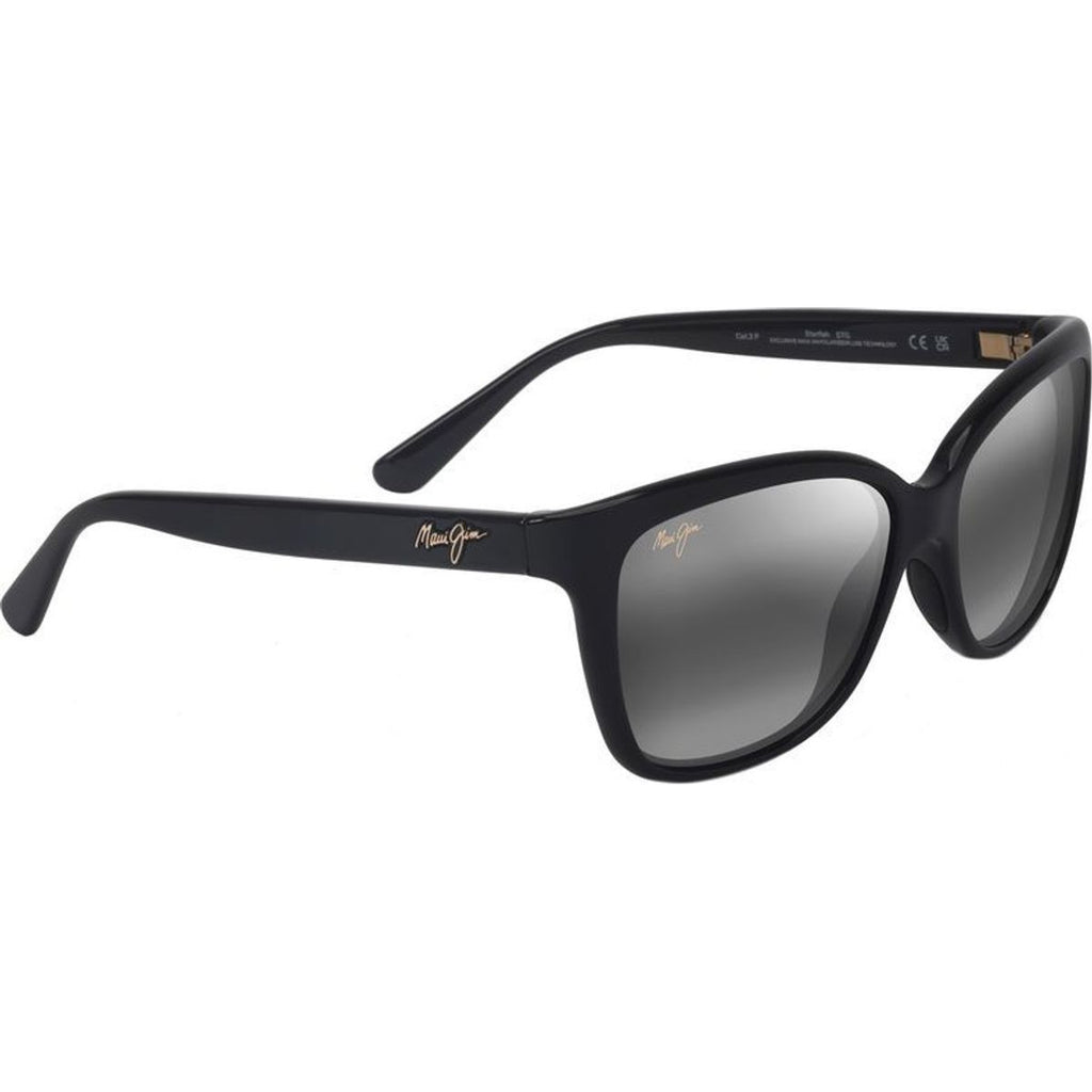 Starfish, Shiny Black/Neutral Grey Polarised Glass Lenses