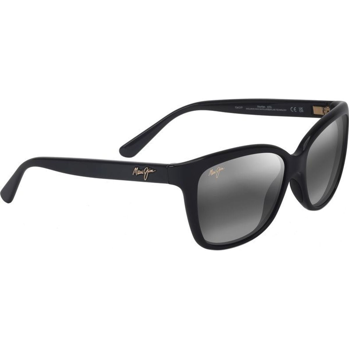 Starfish, Shiny Black/Neutral Grey Polarised Glass Lenses
