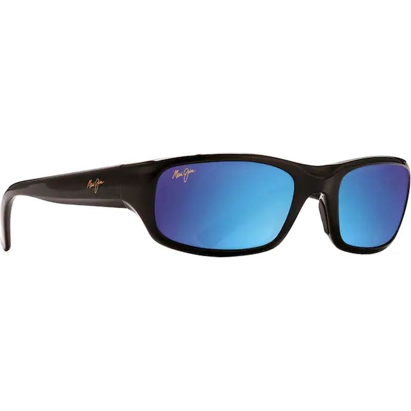 Stingray, Gloss Black/Blue Hawaii Glass Polarised Lenses