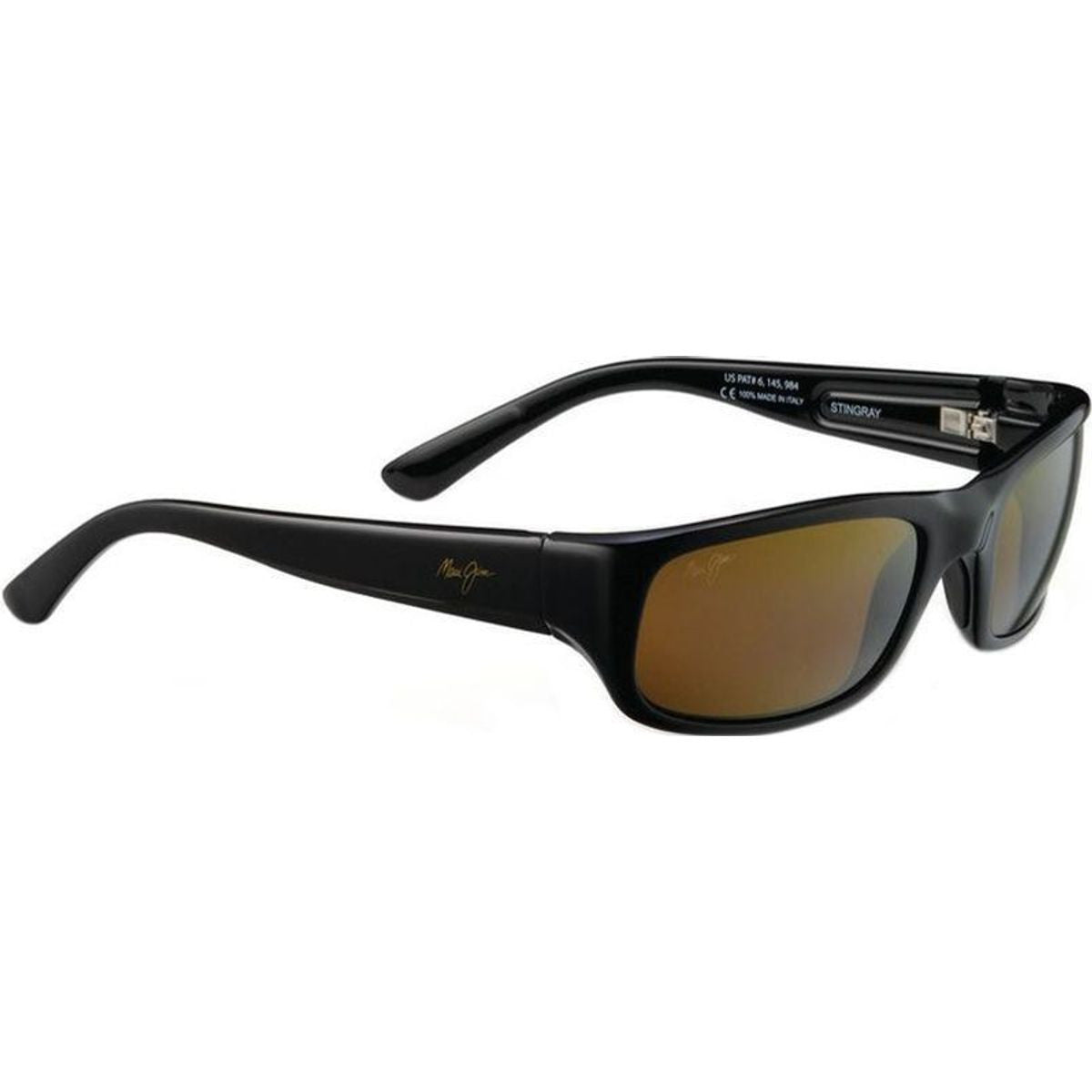 Stingray, Gloss Black/HCL Bronze Glass Polarised Lenses
