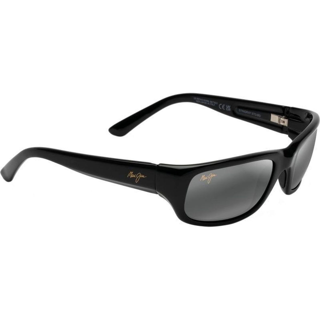 Stingray, Gloss Black/Neutral Grey Glass Polarised Lenses