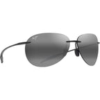 Sugar Beach, Shiny Transparent Light Grey/Neutral Grey Polarised Lenses